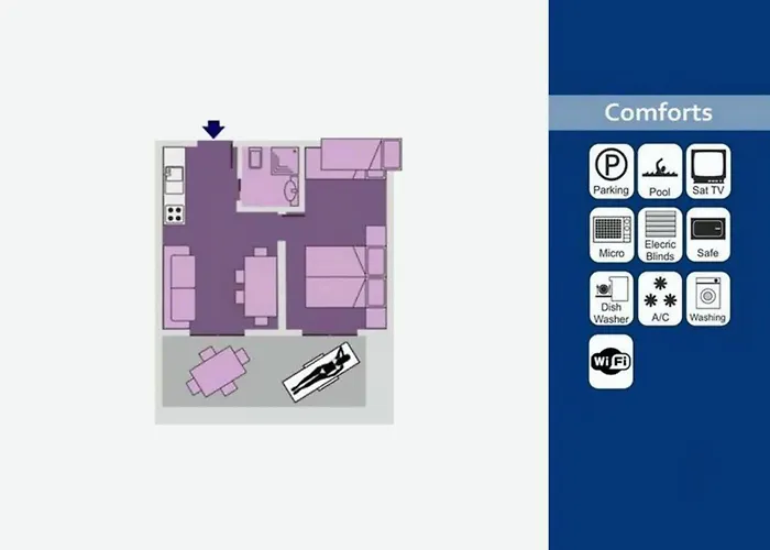 Functional Flat In A Modern With Pool *